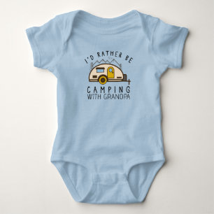 Ik zou liever kamperen met opa Teardrop Camper Romper