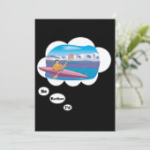 Ik zou liever Kayaking zijn Kaart (Staand voorkant)