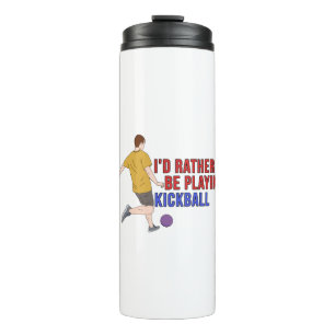 Ik zou liever KickBall spelen Thermosbeker