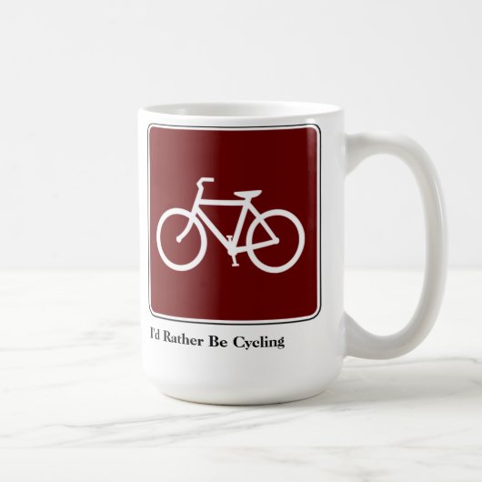 Ik zou liever koffie Mok fietsen (Rechts)