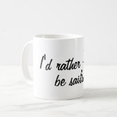 Ik zou liever koffie-Mok verkopen Koffiemok (Voorkant links)