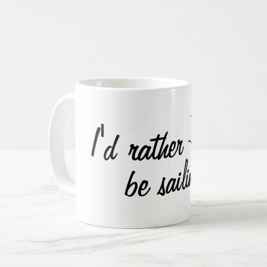 Ik zou liever koffie-Mok verkopen Koffiemok (Voorkant links)