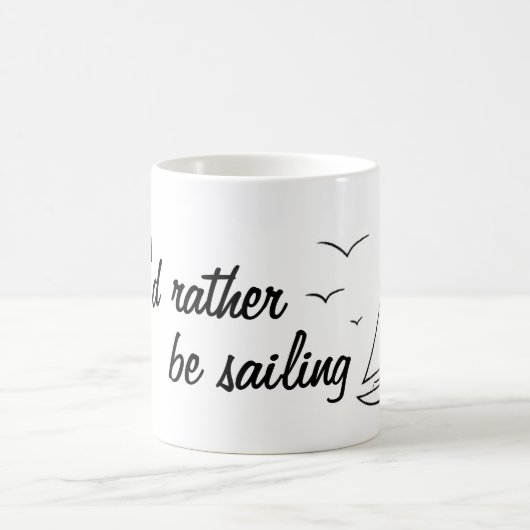 Ik zou liever koffie-Mok verkopen Koffiemok (Center)