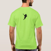 Ik zou liever Lacrosse spelen... T-shirt (Achterkant)