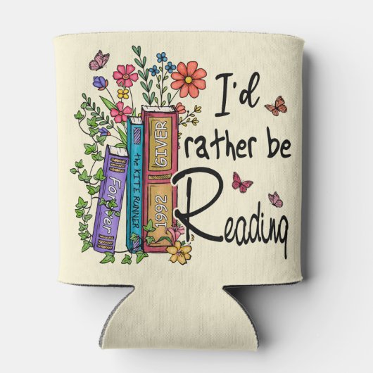 Ik zou liever lezen blikjeskoeler (Achterkant)