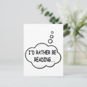 Ik zou liever lezen briefkaart (Staand voorkant)
