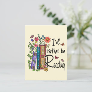 Ik zou liever lezen briefkaart