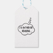 Ik zou liever lezen cadeaulabel (Voorkant)