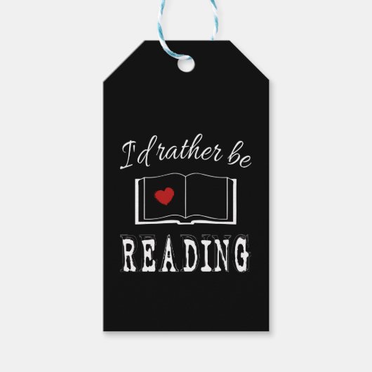 Ik zou liever lezen cadeaulabel (Voorkant)
