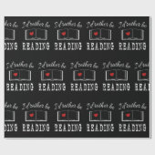 Ik zou liever lezen cadeaupapier (Vlak)