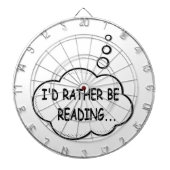 Ik zou liever lezen dartbord (Voorkant)