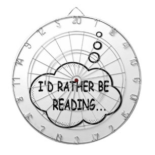 Ik zou liever lezen dartbord