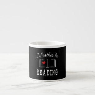 Ik zou liever lezen espresso kop