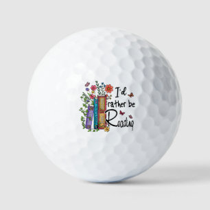 Ik zou liever lezen golfballen