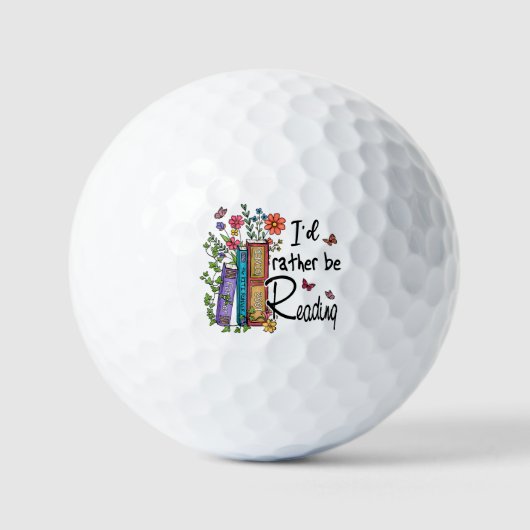 Ik zou liever lezen golfballen (Voorkant)