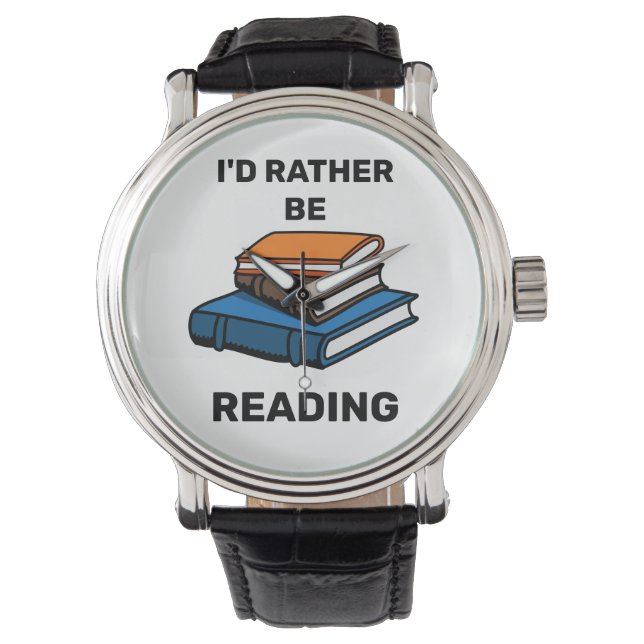 Ik zou liever lezen horloge (Voorkant)