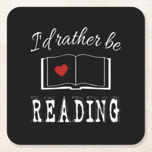 Ik zou liever lezen kartonnen onderzetters