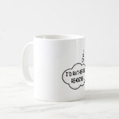 Ik zou liever lezen koffiemok (Voorkant links)