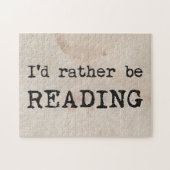 Ik zou liever lezen legpuzzel (Horizontaal)