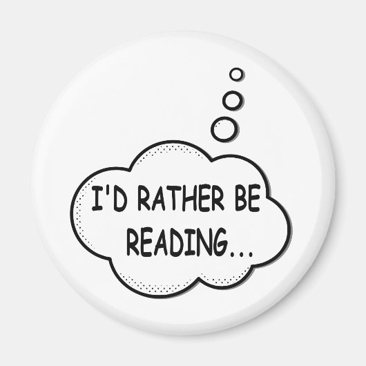 Ik zou liever lezen magneet (Voorkant)