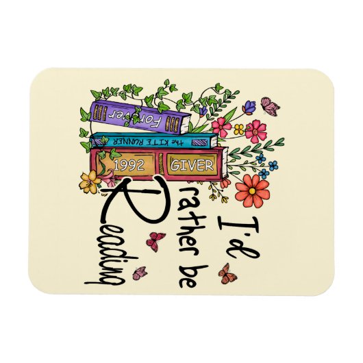 Ik zou liever lezen magneet (Horizontaal)