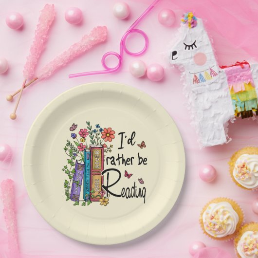 Ik zou liever lezen papieren bordje (Feest)