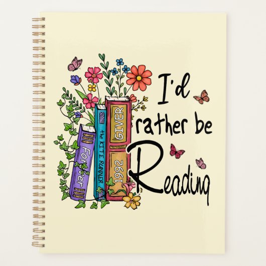 Ik zou liever lezen planner (Voorkant)