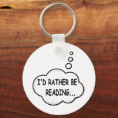 Ik zou liever lezen sleutelhanger (Voorkant)