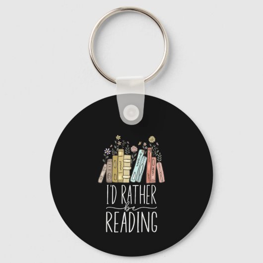 Ik zou liever lezen sleutelhanger (Voorkant)