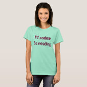 Ik zou liever lezen t-shirt (Voorkant volledig)