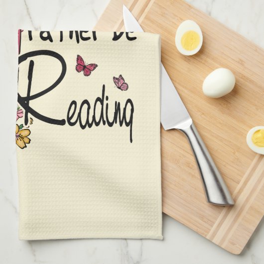 Ik zou liever lezen theedoek (Quarter Fold)