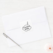 Ik zou liever lezen vierkante sticker (Envelop)