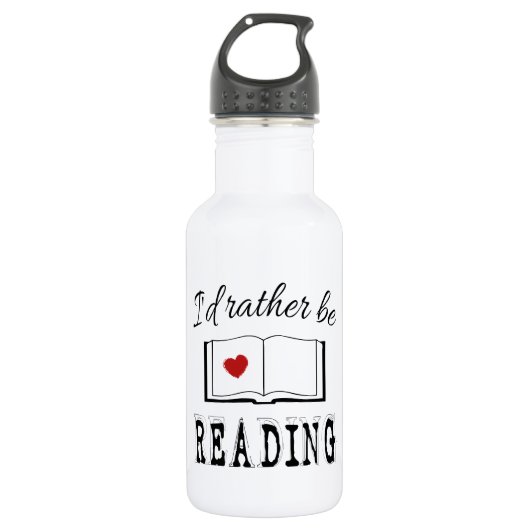 Ik zou liever lezen waterfles  (Voorkant)