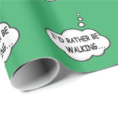 Ik zou liever lopen cadeaupapier (Rol Hoek)