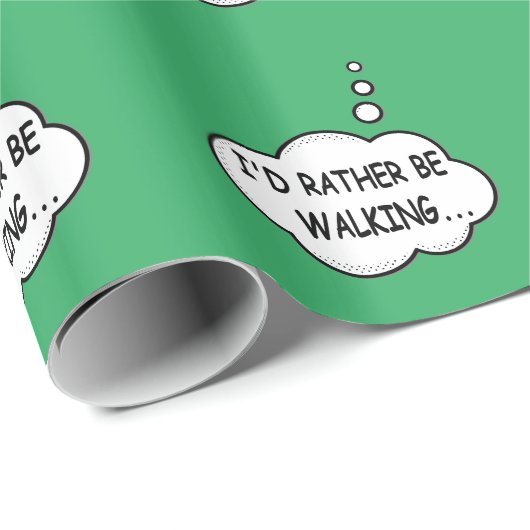 Ik zou liever lopen cadeaupapier (Rol Hoek)