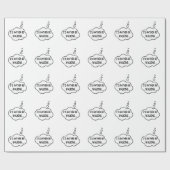 Ik zou liever lopen cadeaupapier (Vlak)