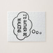 Ik zou liever lopen legpuzzel (Horizontaal)