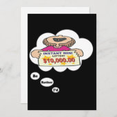 Ik zou liever Lottery 2 spelen Kaart (Voorkant / Achterkant)