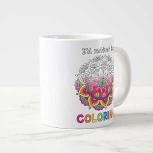 Ik zou liever Mandala JUMBO Mok kleuren
