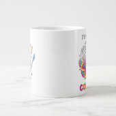 Ik zou liever Mandala JUMBO Mok kleuren (Voorkant)