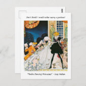 Ik zou liever met een tuinman trouwen. Kay Nielsen Briefkaart (Voorkant / Achterkant)