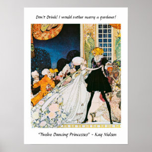 Ik zou liever met een tuinman trouwen. Kay Nielsen Poster