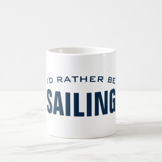 Ik zou liever met Funny nautical koffiesolade mok (Center)