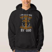 Ik zou liever met God Jezus Christelijke Gift staa Hoodie (Voorkant)