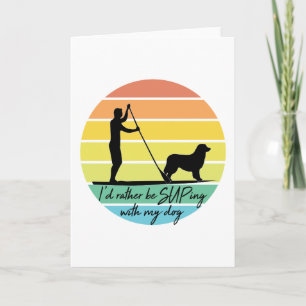 Ik zou liever met m'n hond SUP praten. Kaart