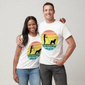 Ik zou liever met m'n hond SUP praten. T-shirt (Unisex)