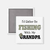 Ik zou liever met opa Gevist zijn Magneet (Voorkant / Achterkant)
