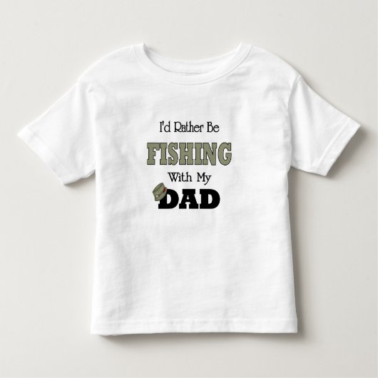 Ik zou liever met papa Gevist zijn Kinder Shirts (Voorkant)
