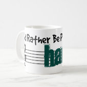 Ik zou liever mijn harp spelen koffiemok (Voorkant links)