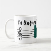 Ik zou liever mijn harp spelen koffiemok (Links)